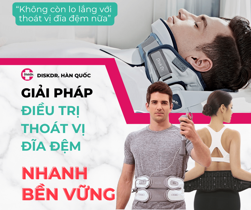 Không lo thoát vị đĩa đệm nữa vì đã có DiskDr.