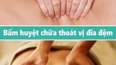 Bấm huyệt chữa thoát vị đĩa đệm