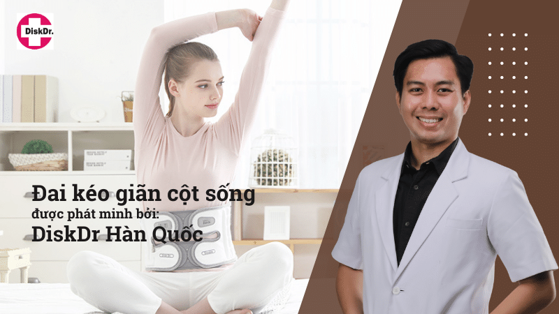 DiskDr chính là thương hiệu phát minh ra Đai kéo giãn cột sống